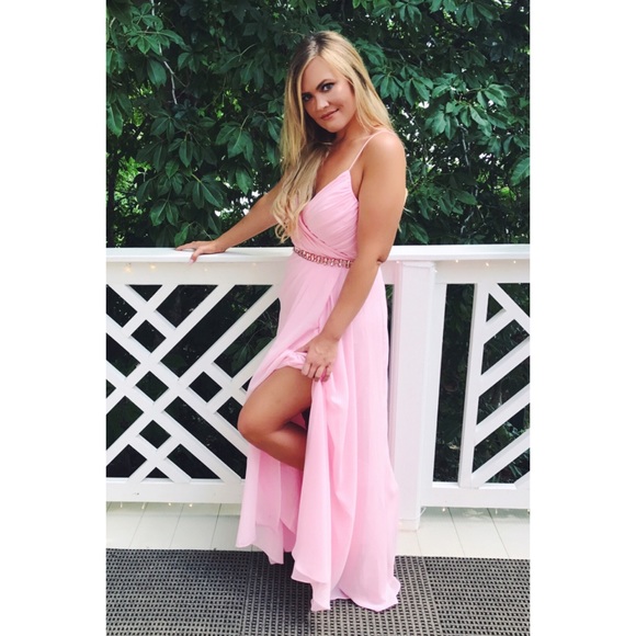 🎉HOST PICK!🎉 Pink Christina Wu Gown, Bridesmaid/Formal/Prom/Pagent, Size 10 - Picture 16 of 16